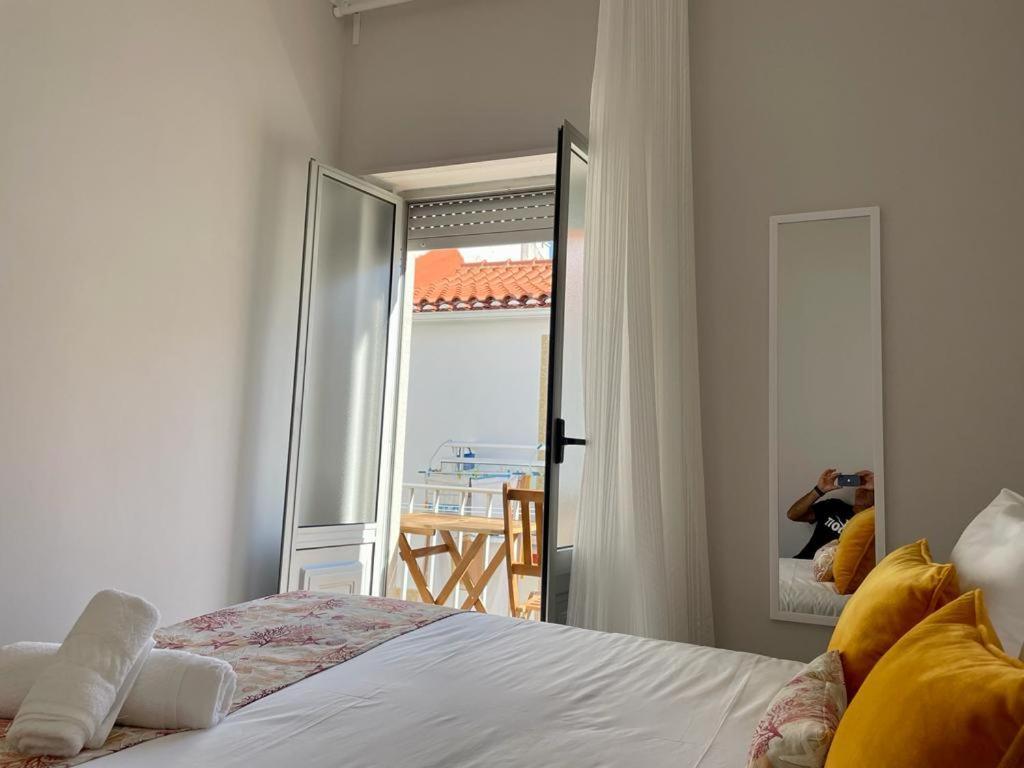 Lugar Dos Avos Apartment Назаре Стая снимка
