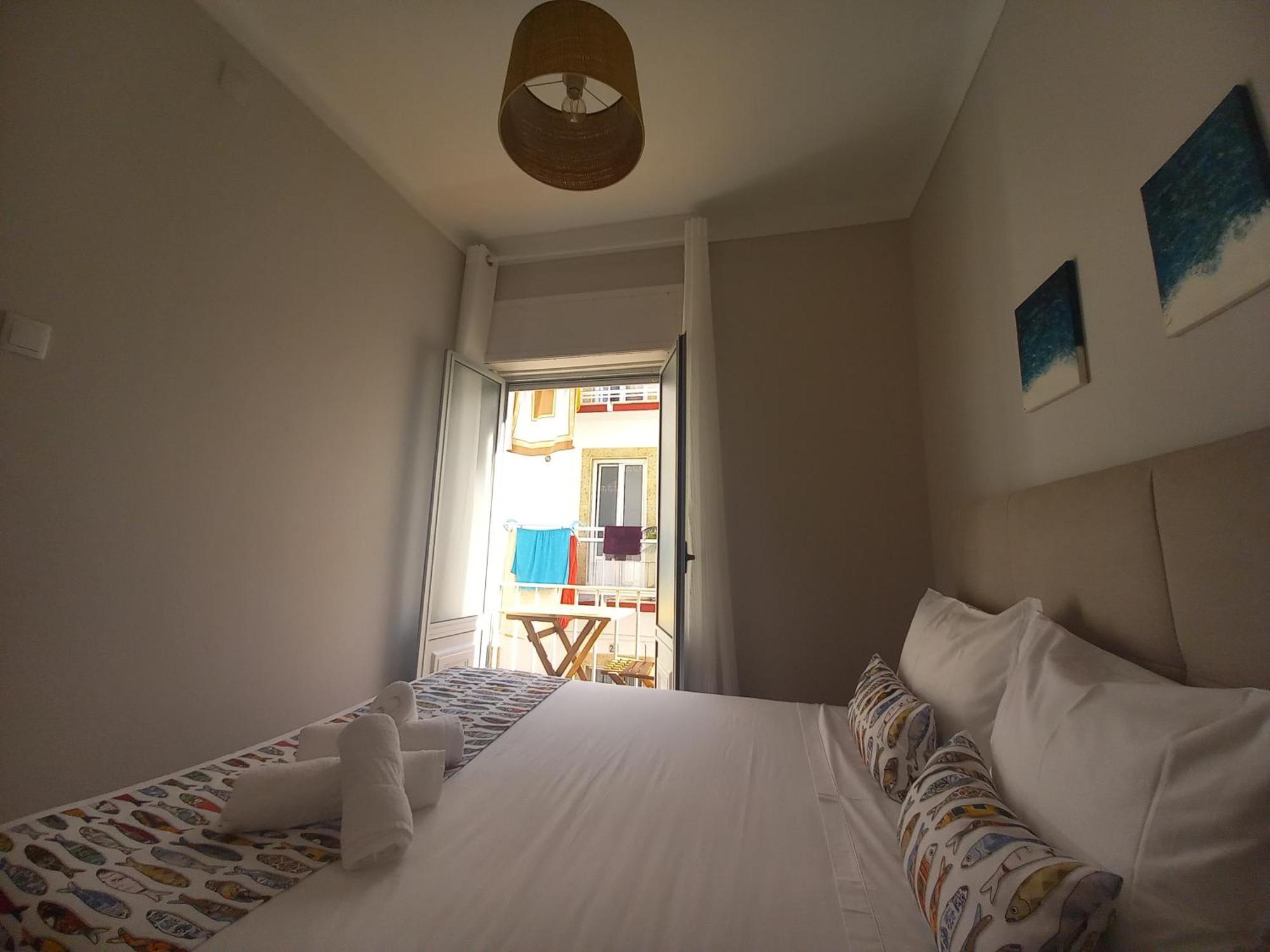 Lugar Dos Avos Apartment Назаре Стая снимка
